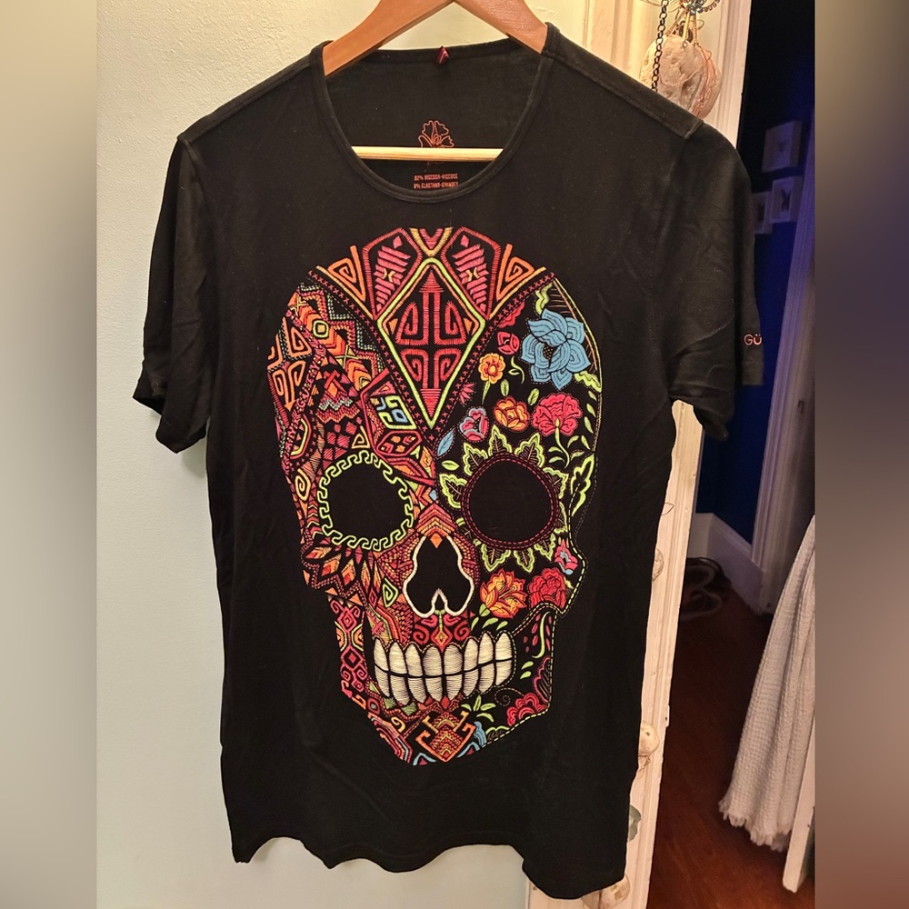 Black Skull Graphic Tee